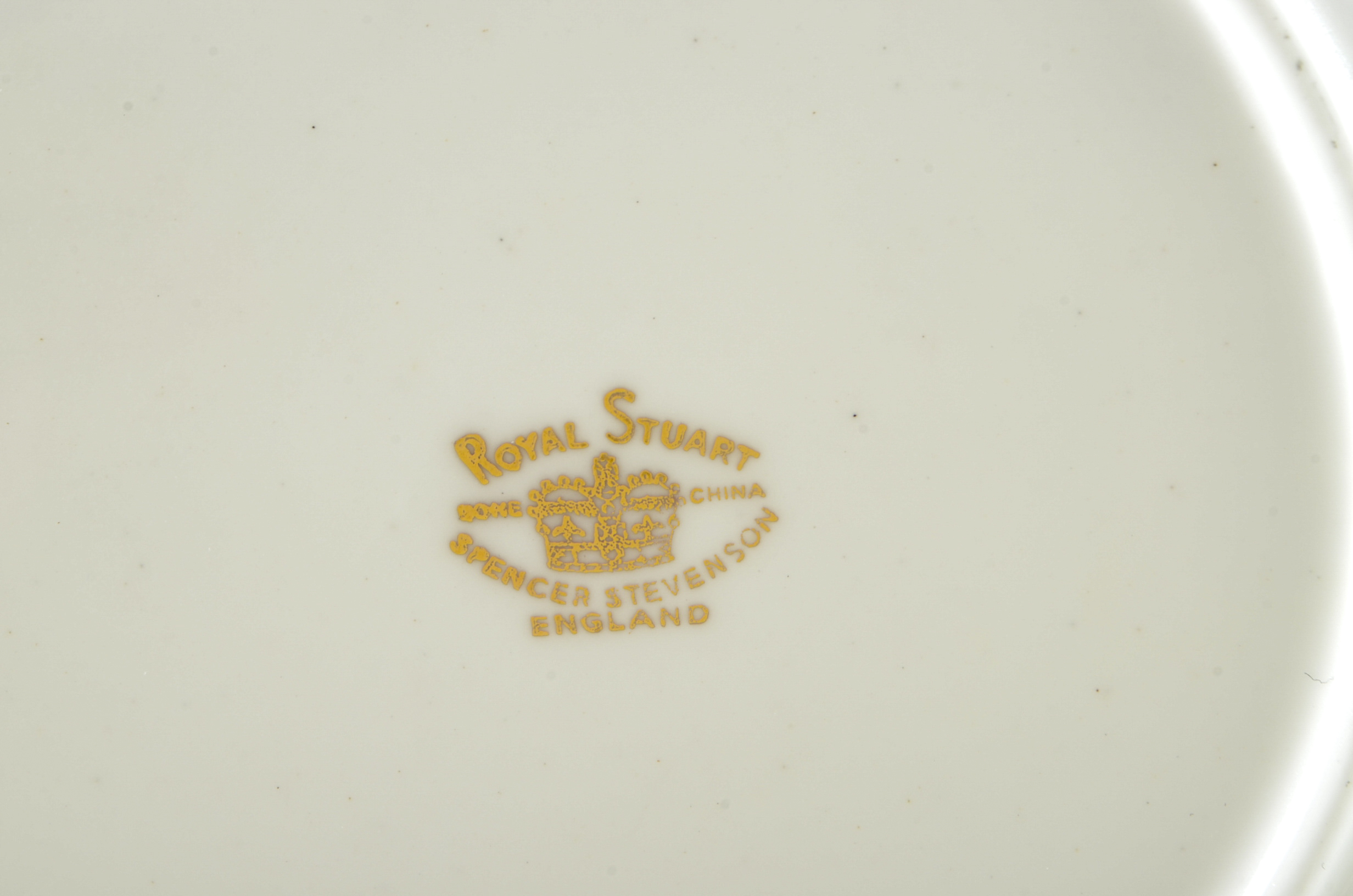 Collection of Royal Stuart Spencer Stevenson Plates