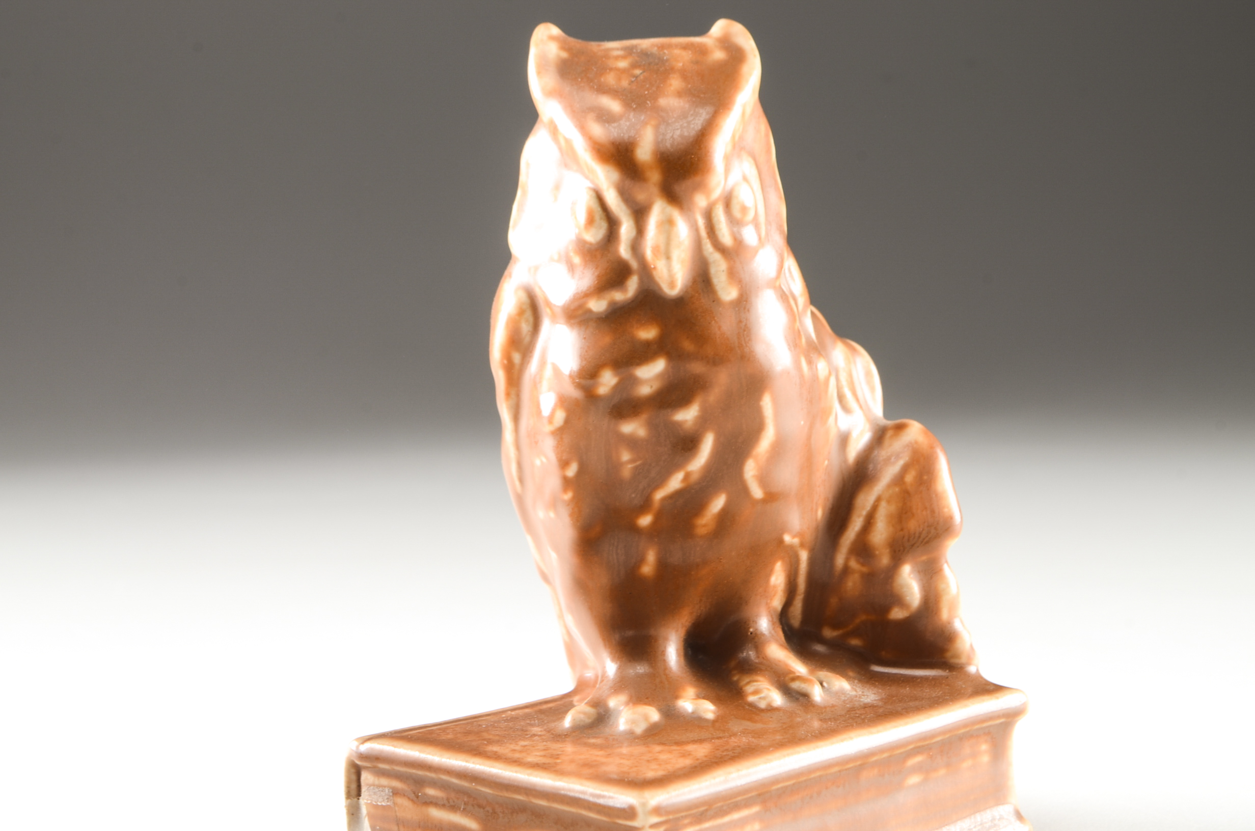 Signed 1930 Rookwood Pottery Owl Bookends