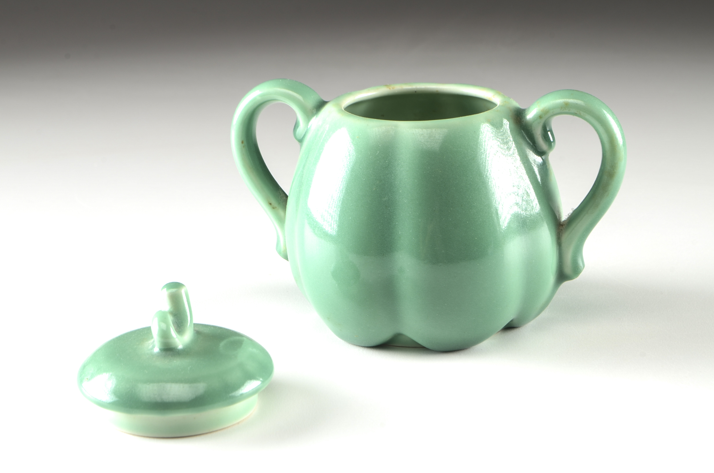 1930 Rookwood Pottery Pumpkin Tea Set