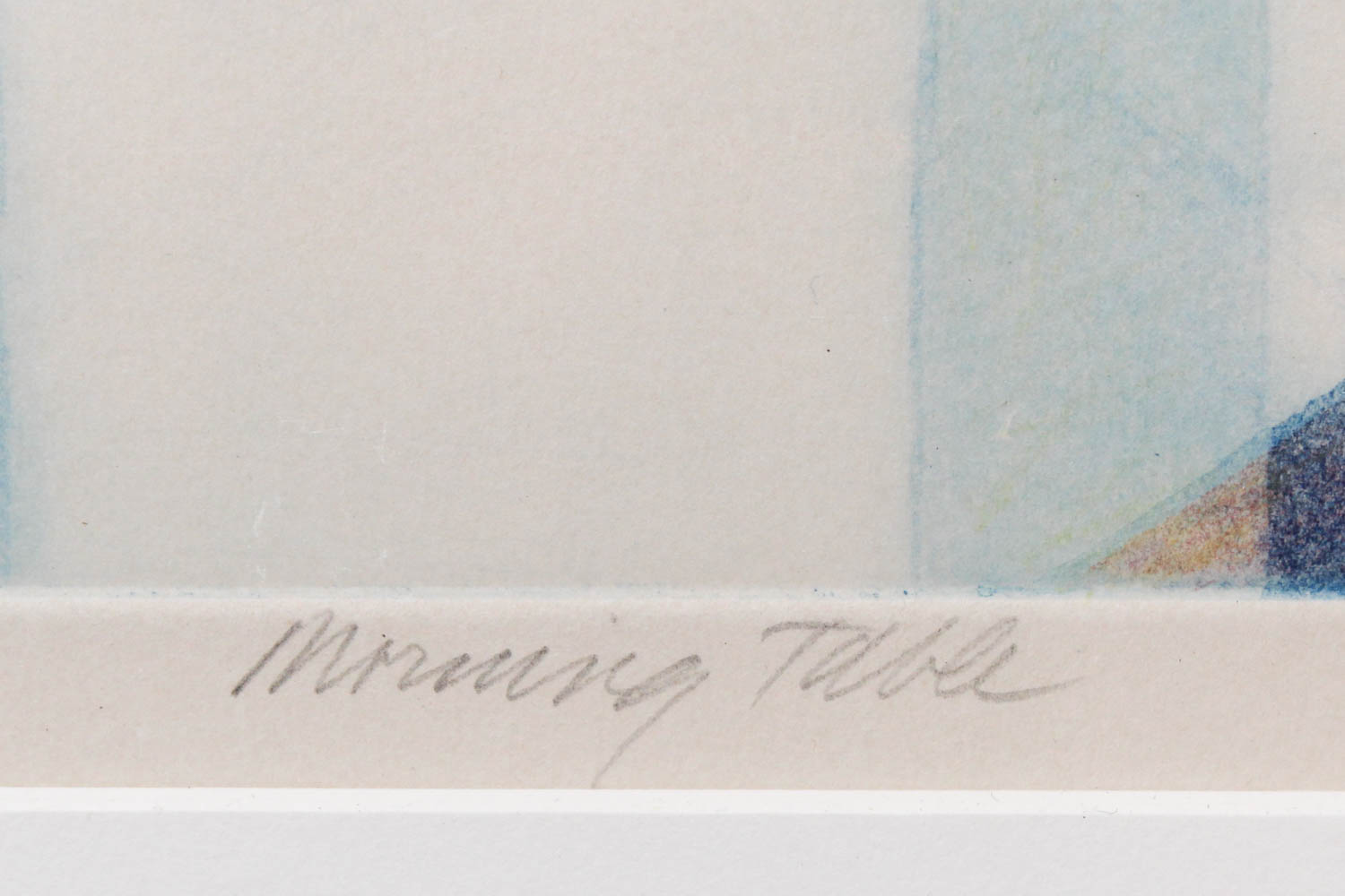 Linda Plotkin "Morning Table" Signed Artist's Proof Etching