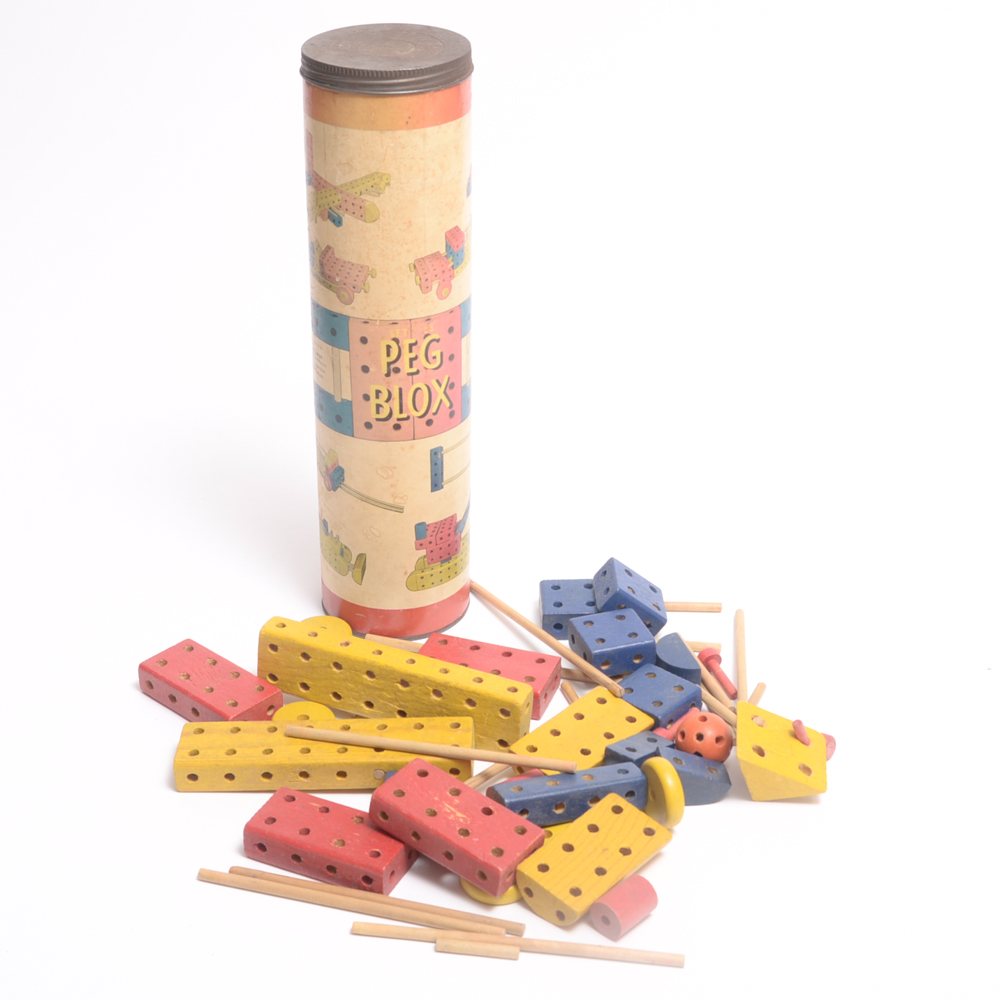 Vintage Peg Blox No. 25 By Playskool