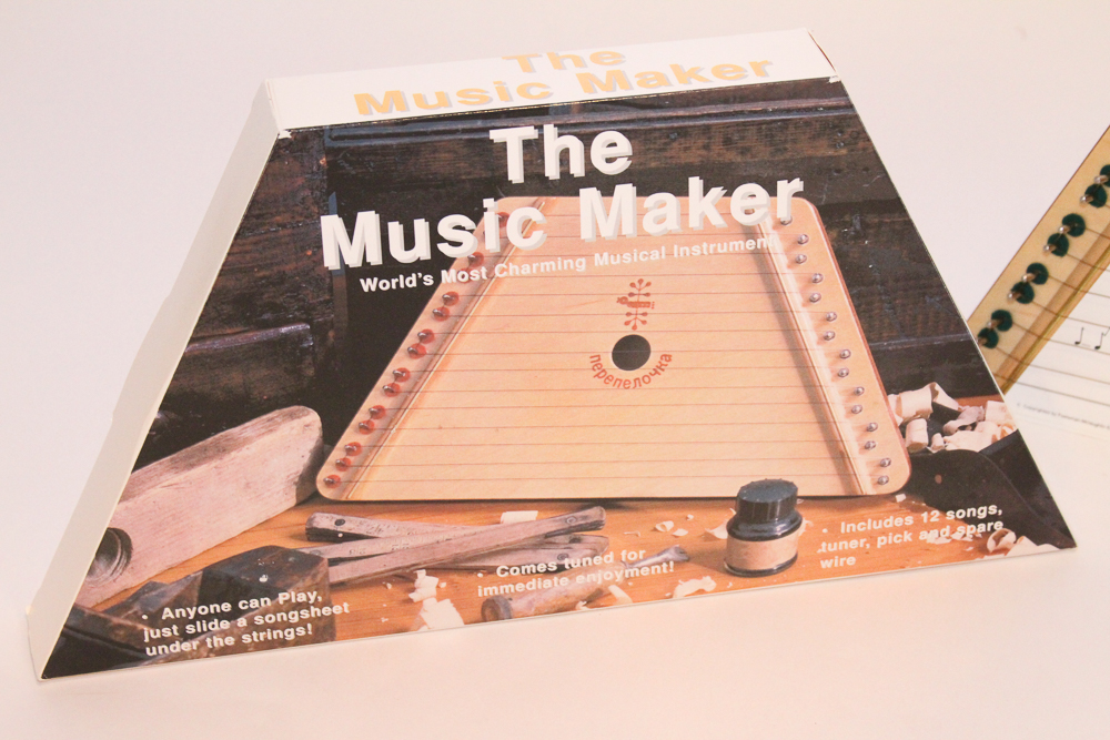 "Family Band" Home Percussion Set and "The Music Maker" Lap Harp