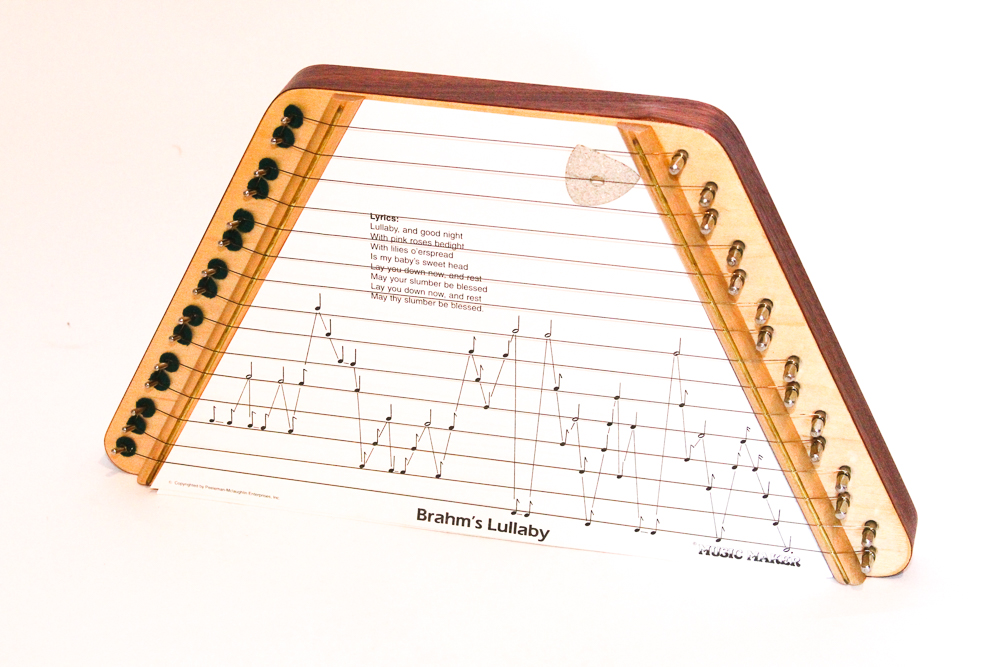 "Family Band" Home Percussion Set and "The Music Maker" Lap Harp