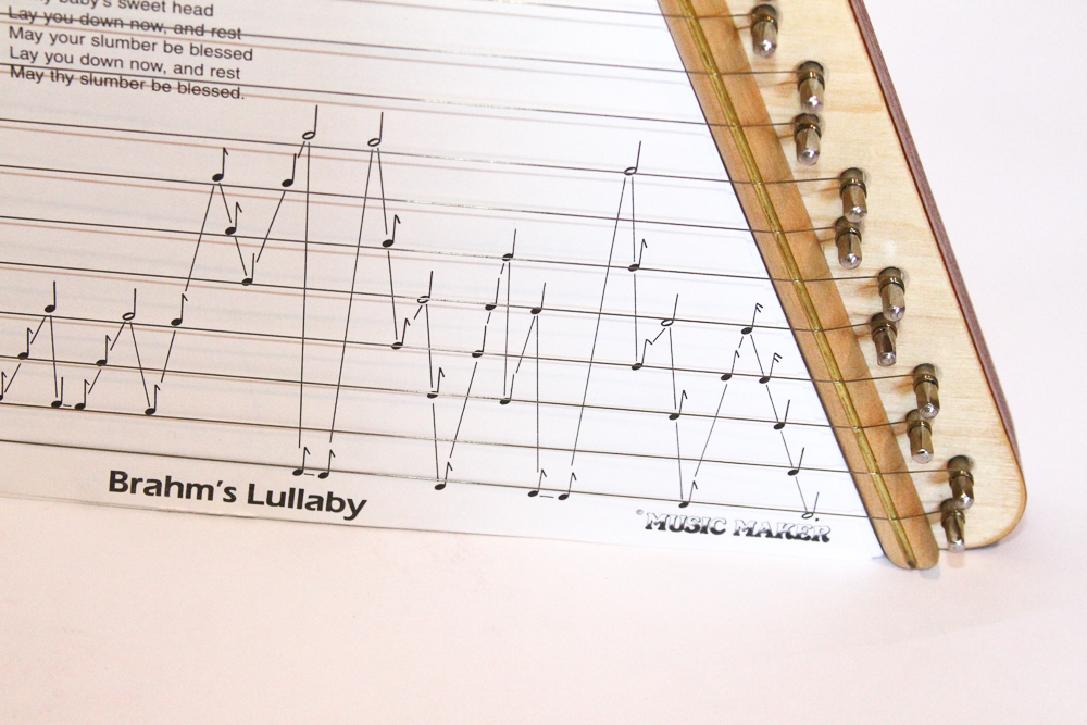 "Family Band" Home Percussion Set and "The Music Maker" Lap Harp