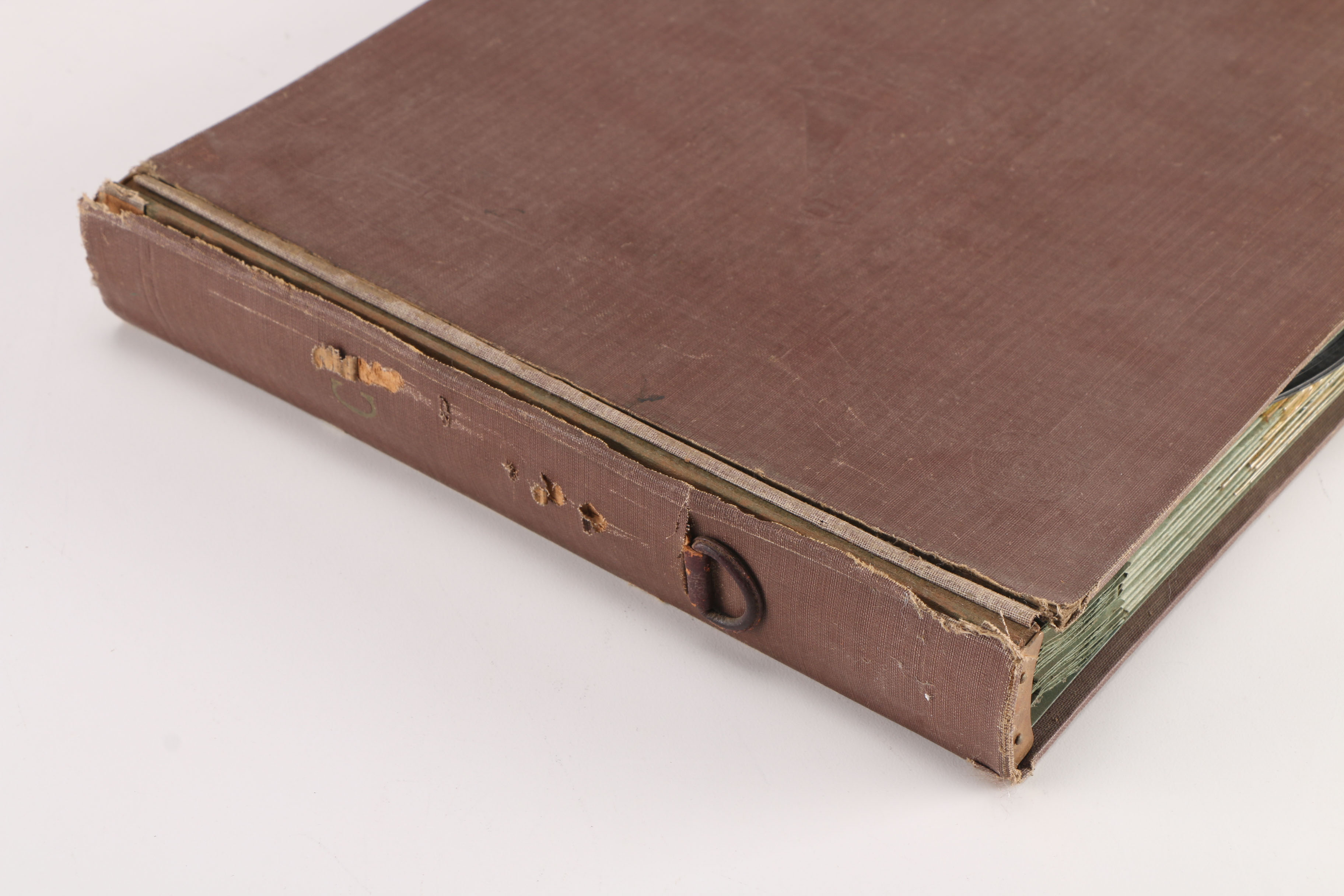 Vintage Records With Album Folders