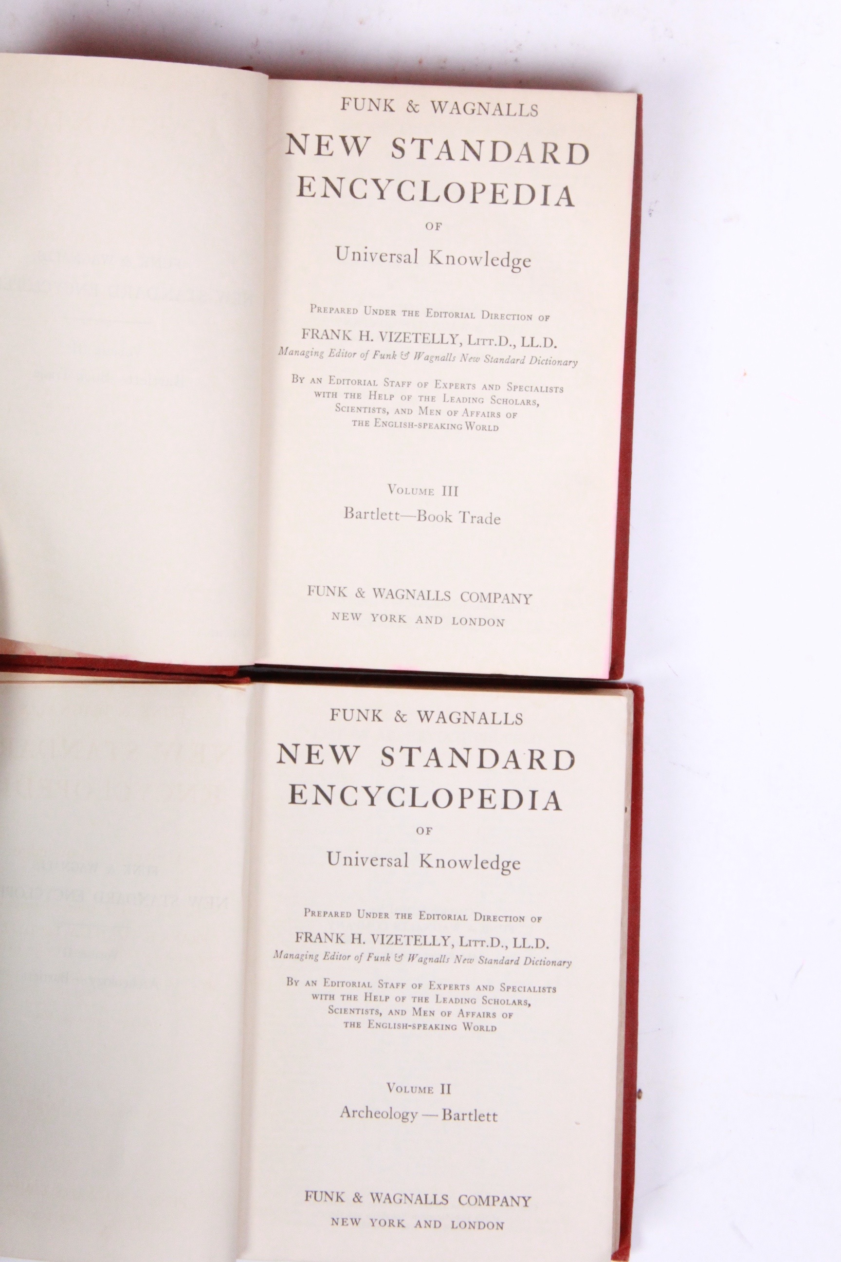 1931 Funk and Wagnalls New Standard Encyclopedia of Universal Knowledge