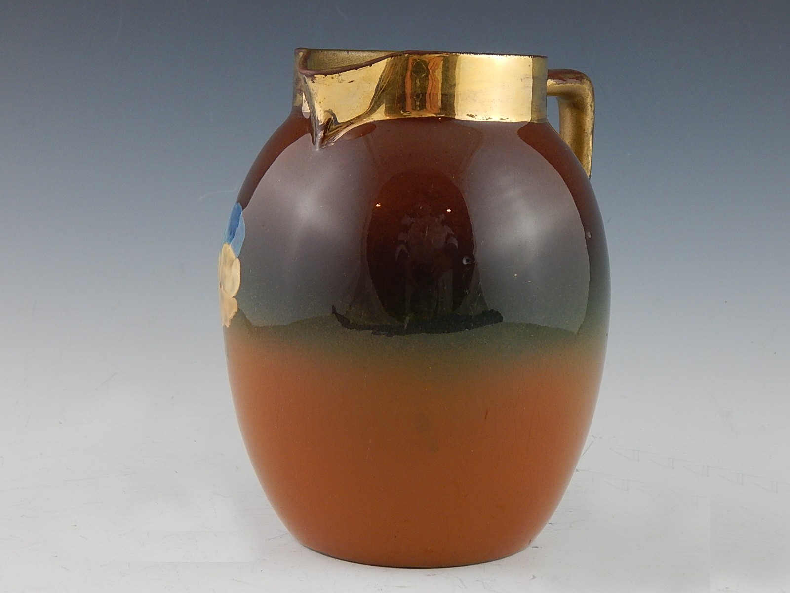 1887 Rookwood Pottery Handled Pitcher