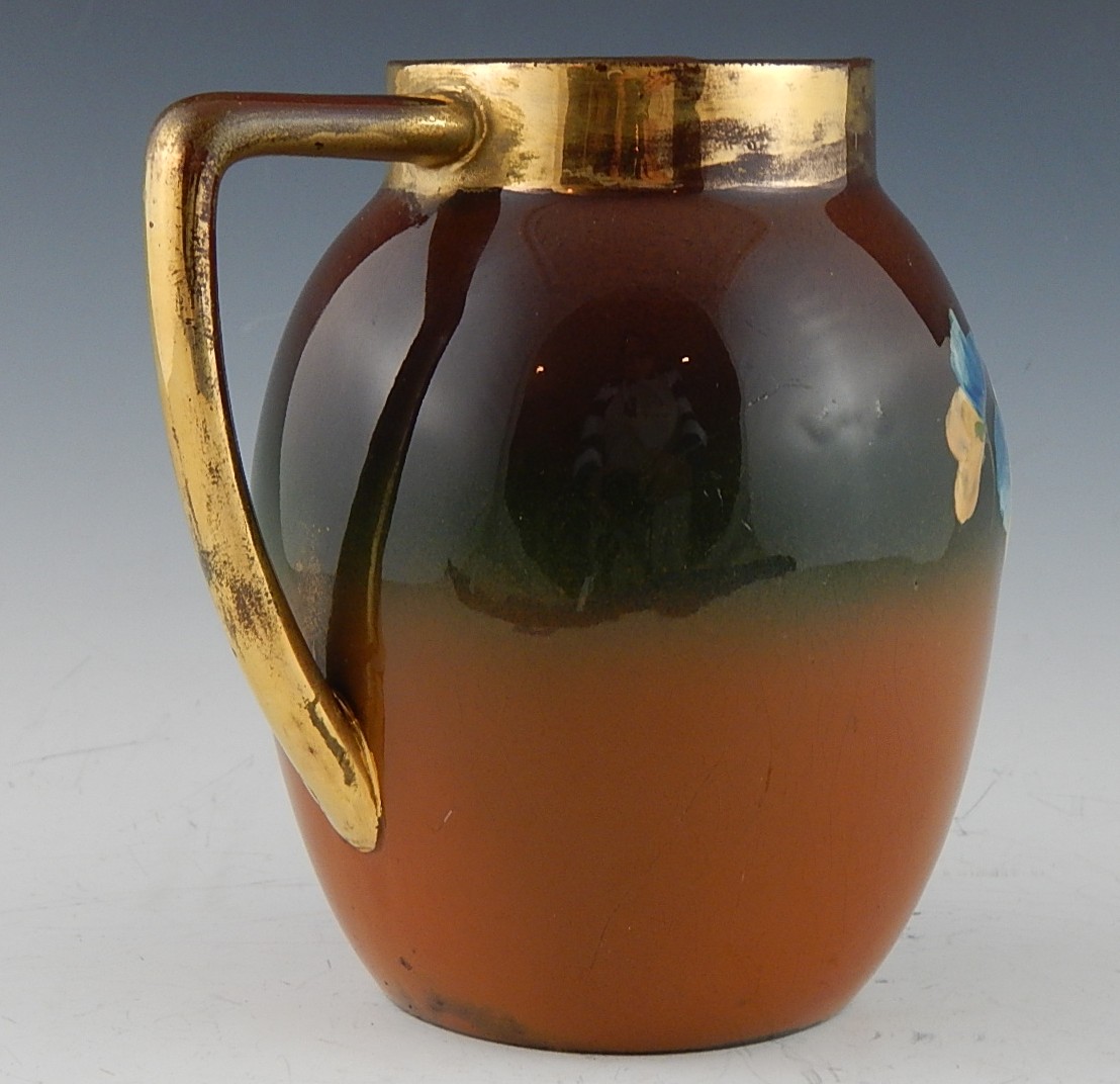 1887 Rookwood Pottery Handled Pitcher