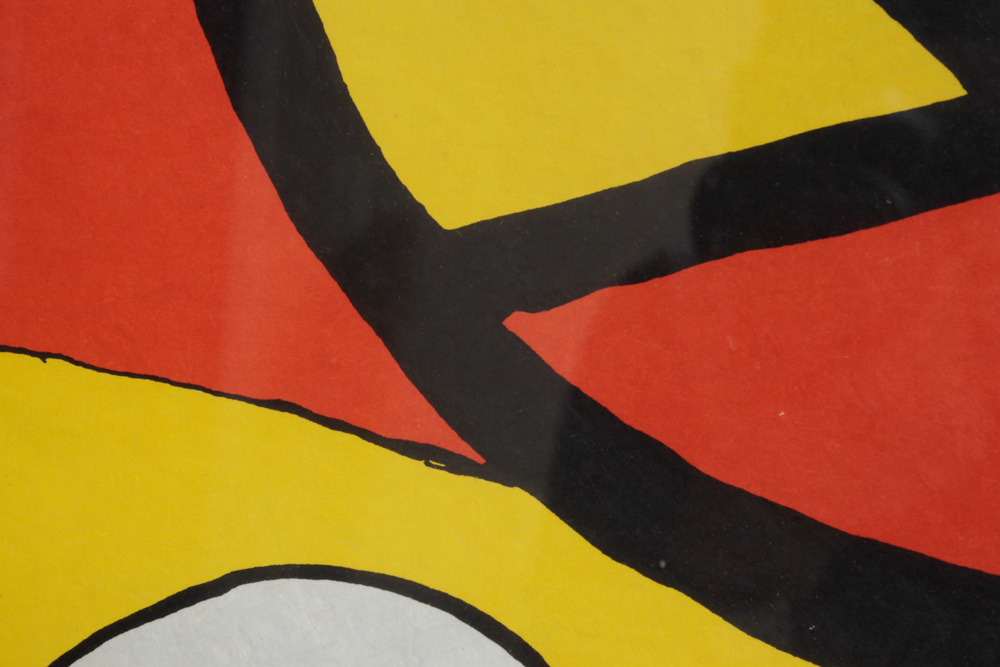 Alexander Calder Signed Limited Edition Lithograph "Phonograph"