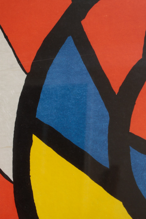 Alexander Calder Signed Limited Edition Lithograph "Phonograph"