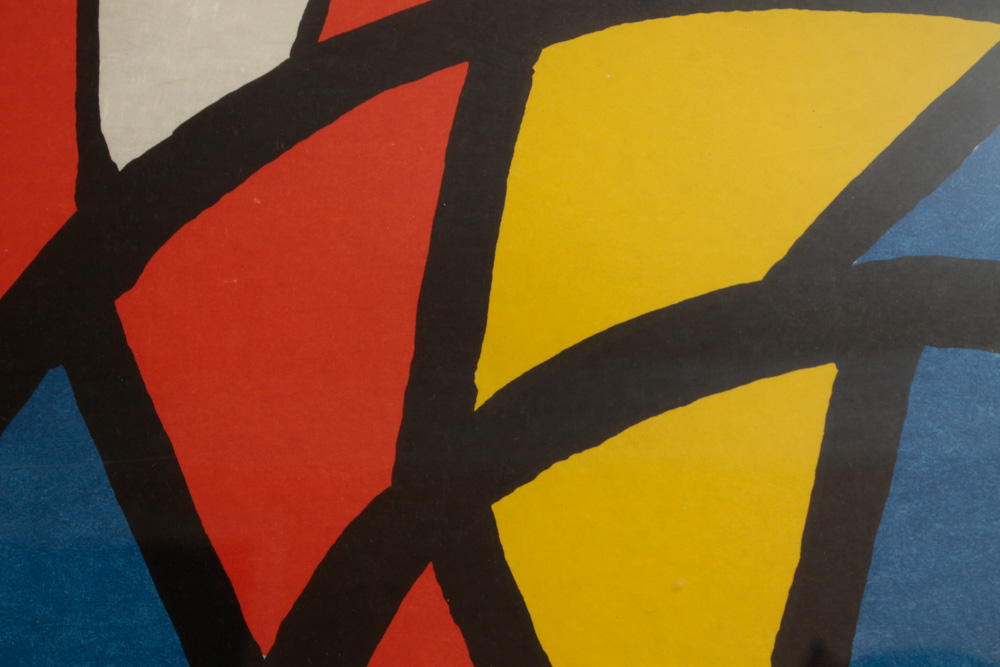 Alexander Calder Signed Limited Edition Lithograph "Phonograph"