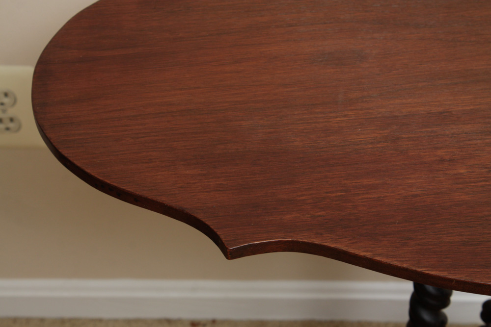 Antique Pedestal Side Table