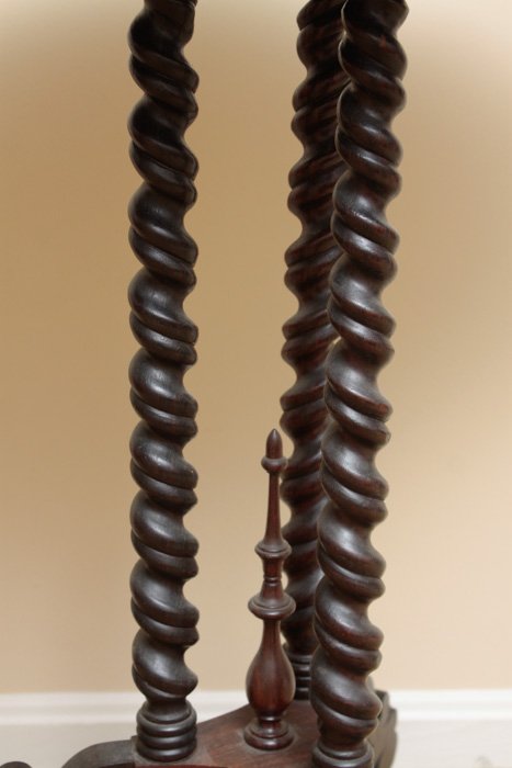 Antique Pedestal Side Table