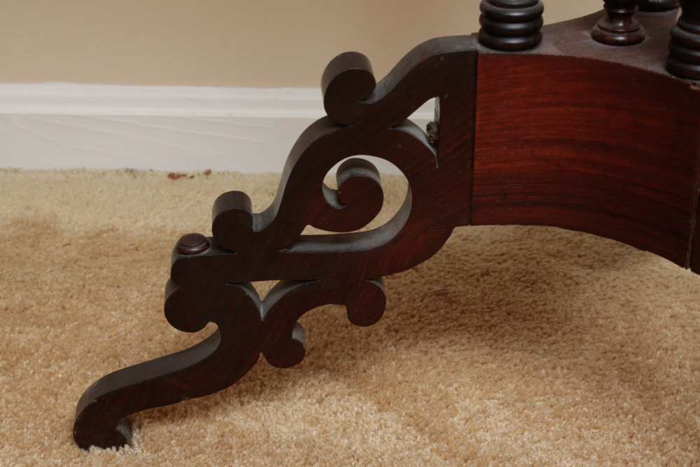 Antique Pedestal Side Table