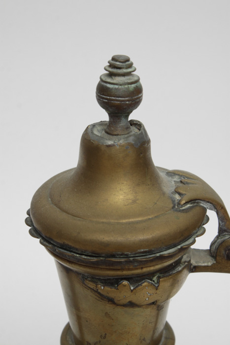 Vintage Brass Turkish Coffee Pot, Tray And Accessories