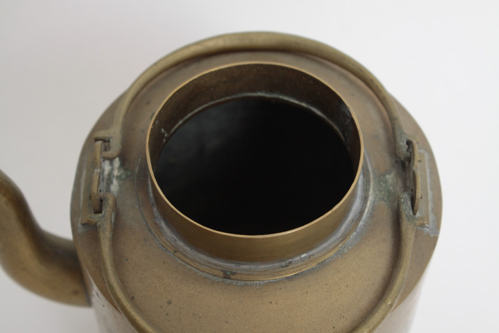 Vintage Brass Turkish Coffee Pot, Tray And Accessories