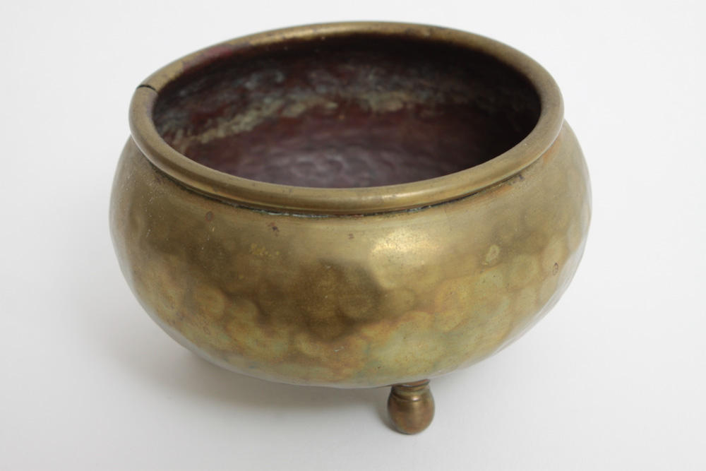 Vintage Brass Turkish Coffee Pot, Tray And Accessories