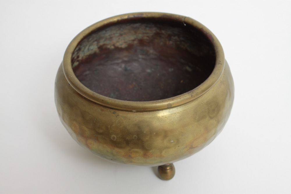 Vintage Brass Turkish Coffee Pot, Tray And Accessories