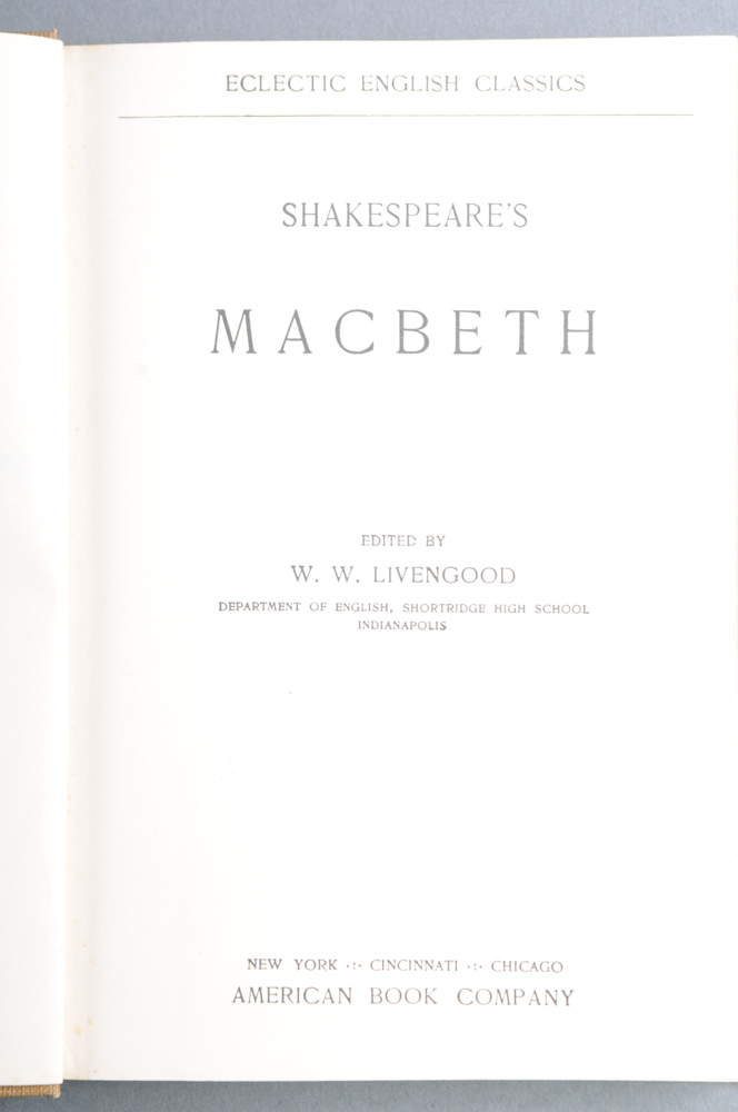 Eclectic English Classics