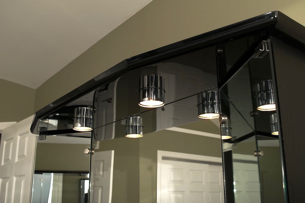 Millenium Black Lacquer Dresser with Mirror