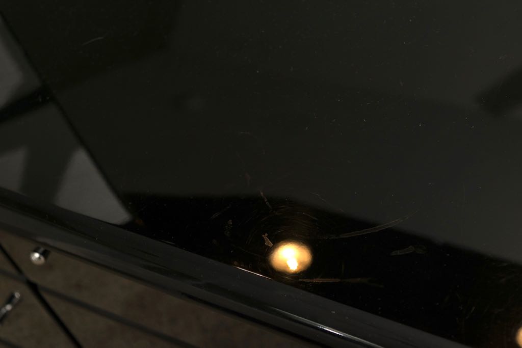 Millenium Black Lacquer Dresser with Mirror