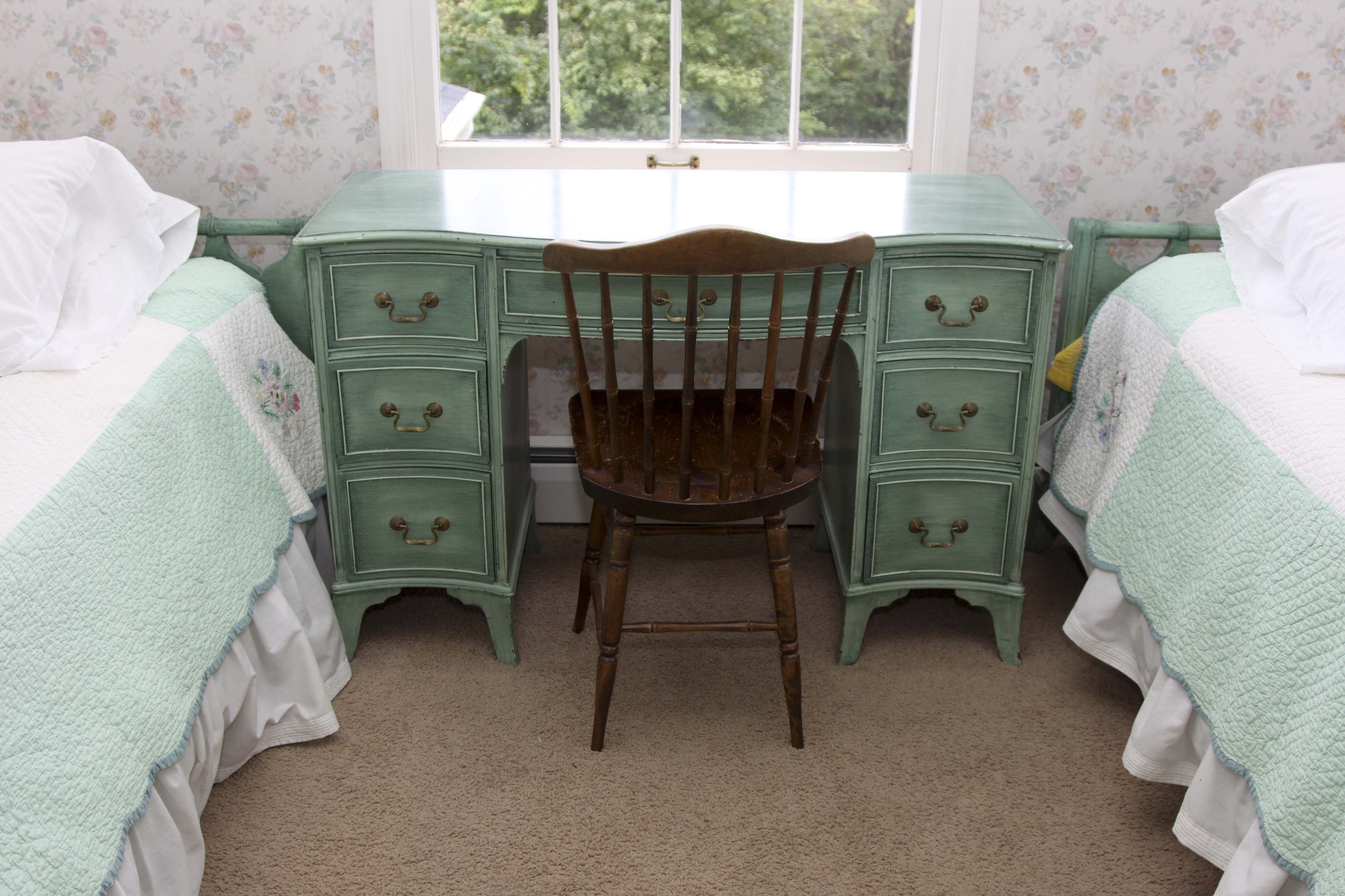 Pendleton Irwin Furniture Desk, Chair, Bookcase