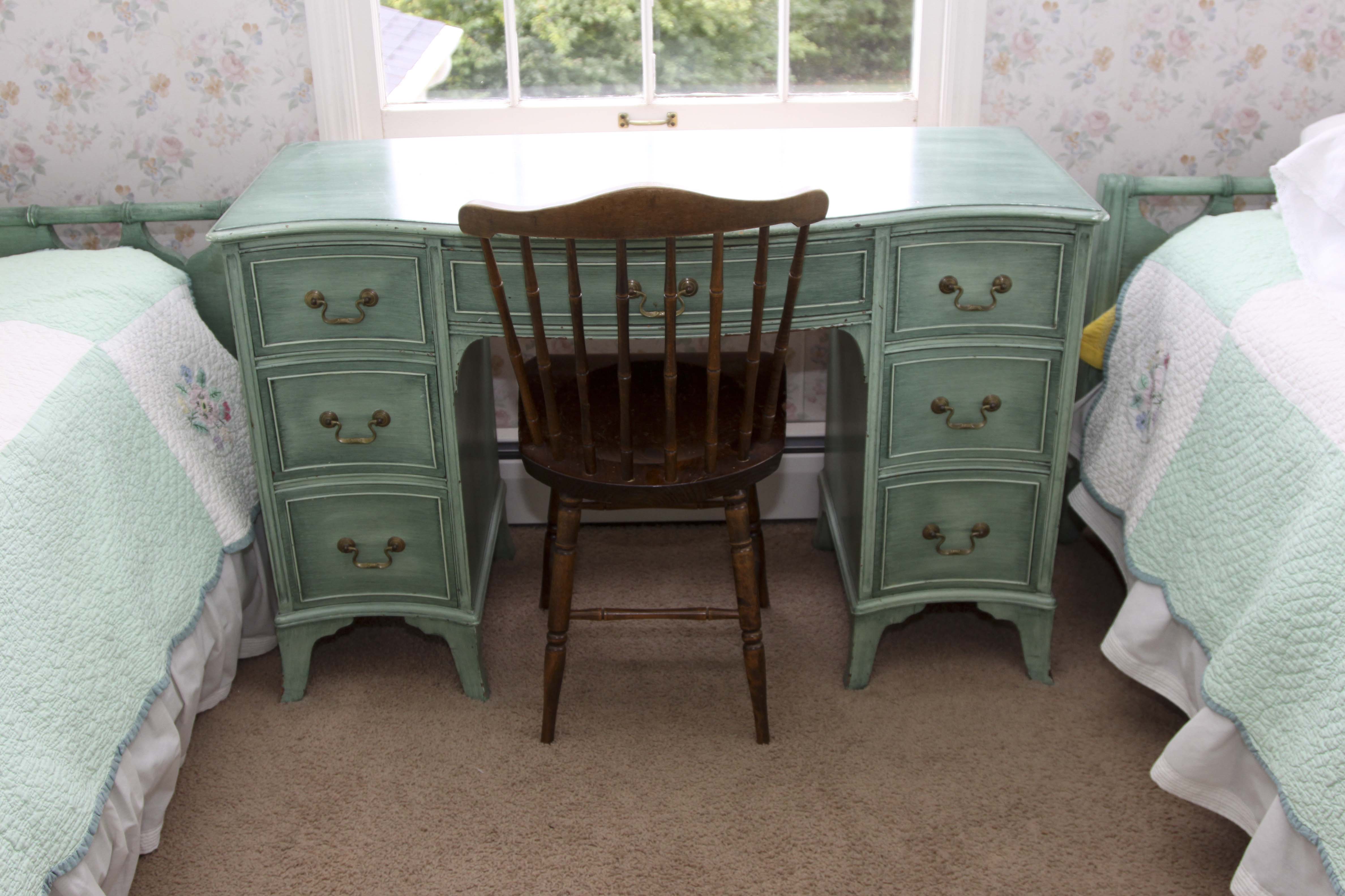 Pendleton Irwin Furniture Desk, Chair, Bookcase