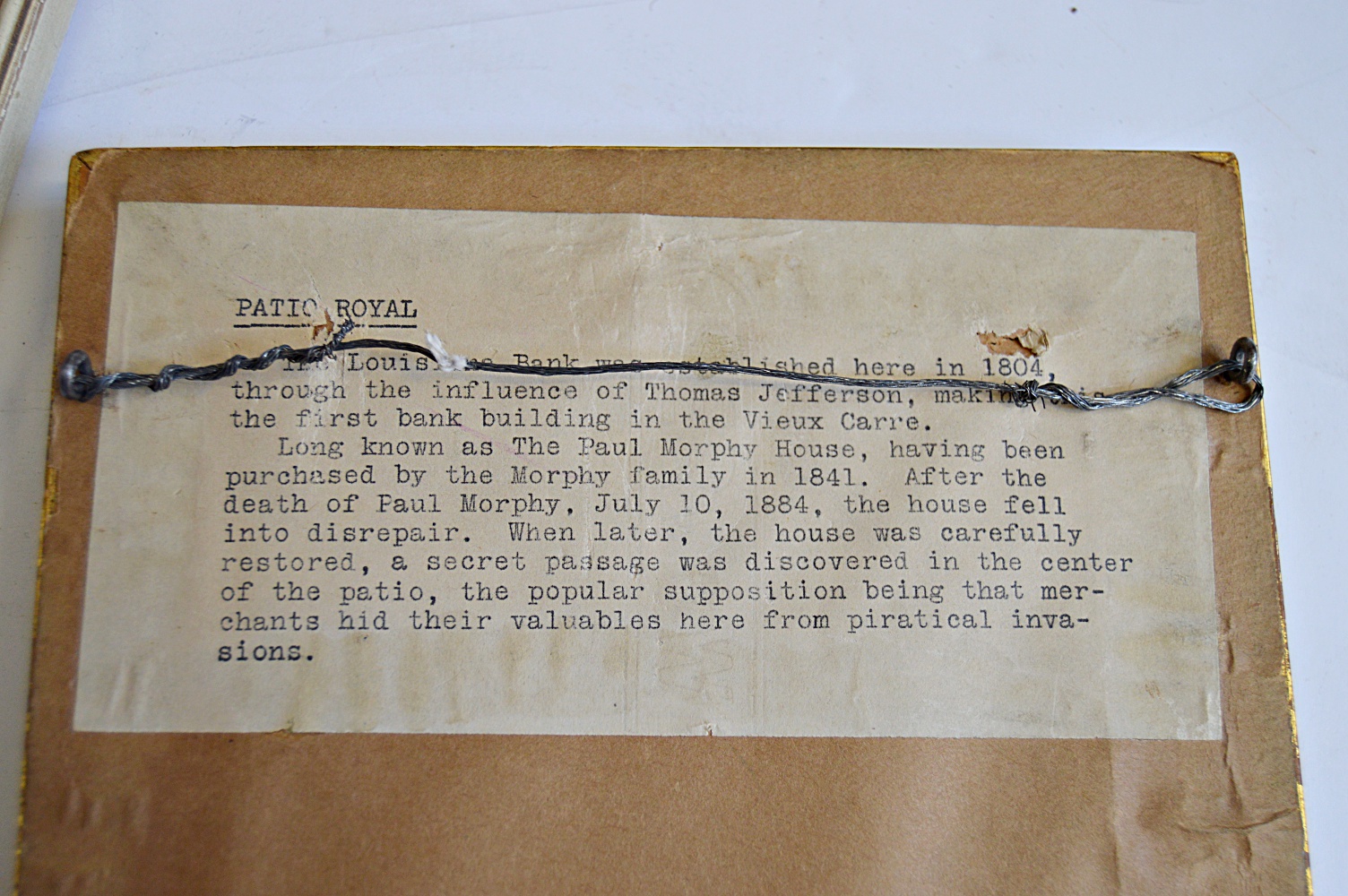 Two Early Photographs of New Orleans by Eugene Delcroix