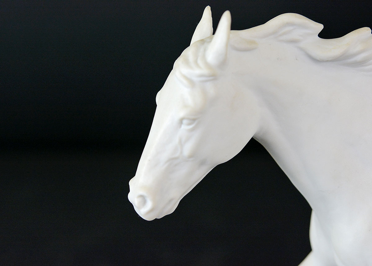 Kaiser Germany Bisque Porcelain Figurine "Two Horses"