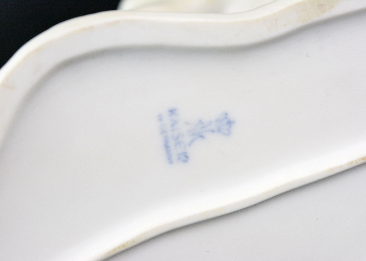 Kaiser Germany Bisque Porcelain Figurine "Two Horses"