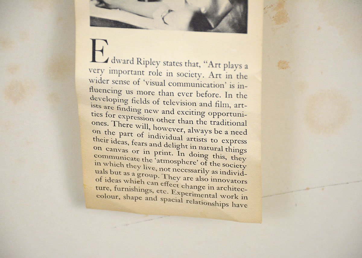 Edward Ripley Signed and Framed Vintage Lithograph