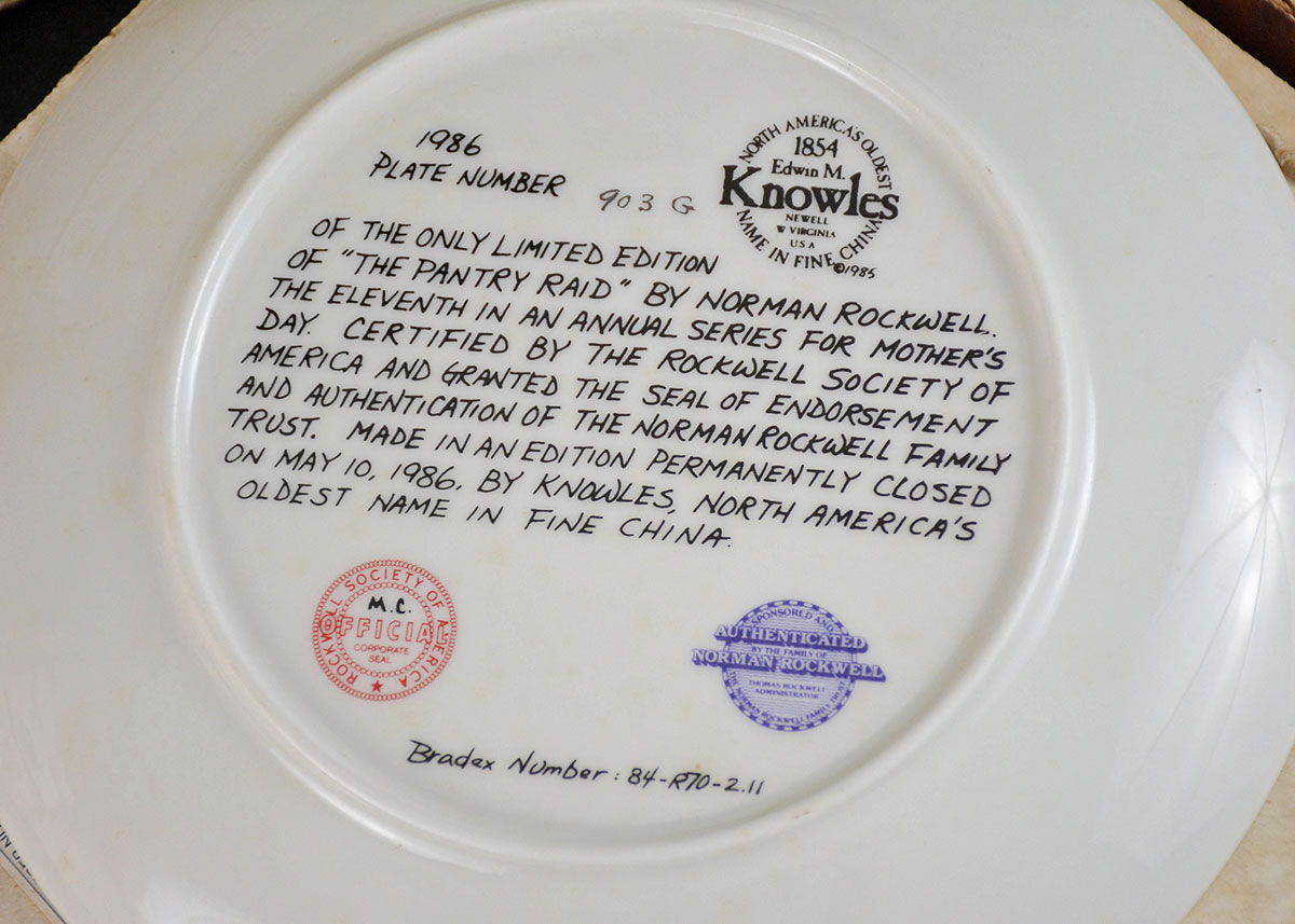 Norman Rockwell Collector Plates