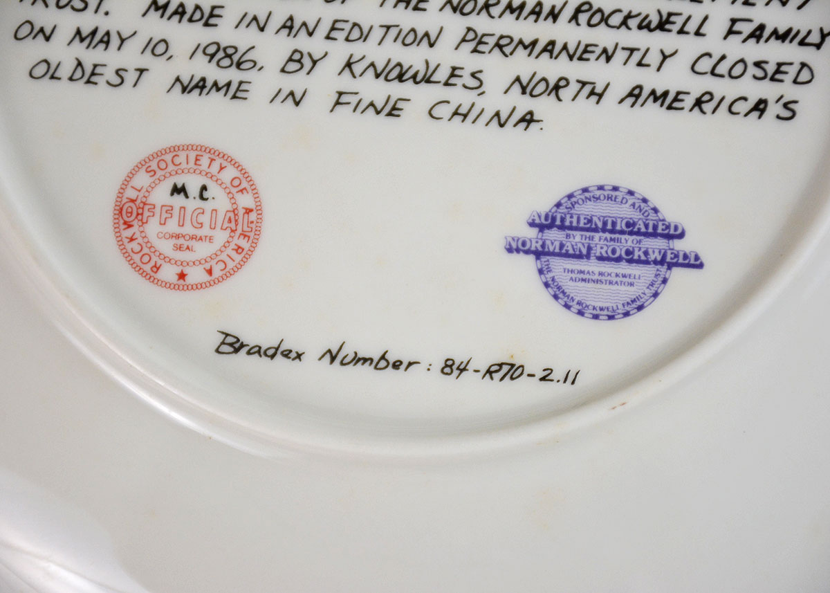 Norman Rockwell Collector Plates
