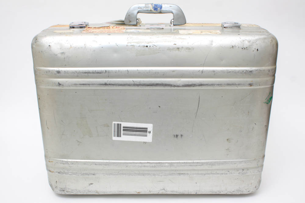 Vintage Zero Halliburton Aluminum Suitcase