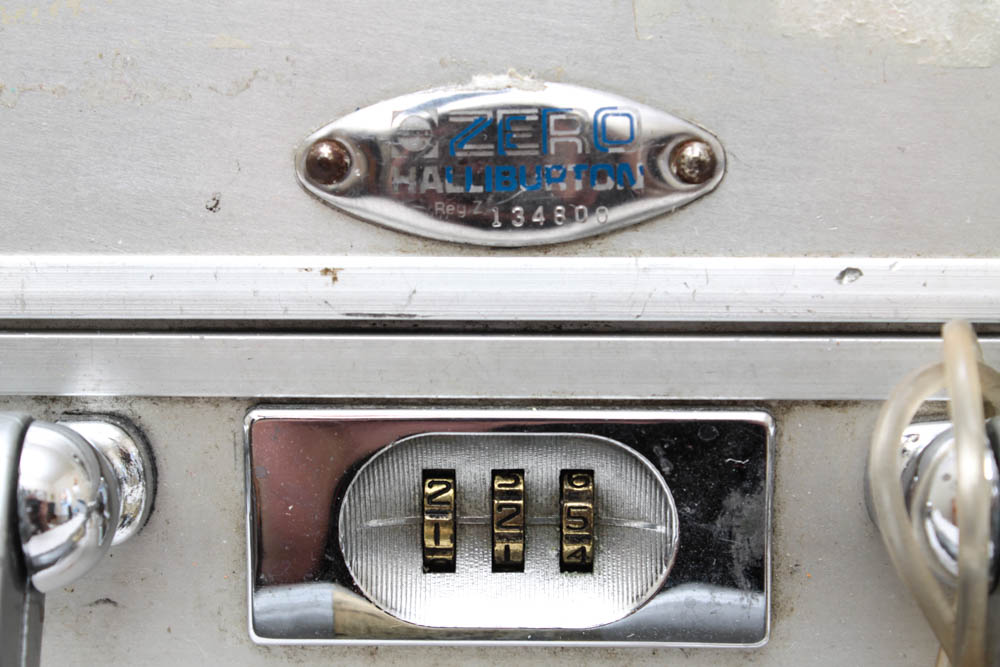 Vintage Zero Halliburton Aluminum Suitcase