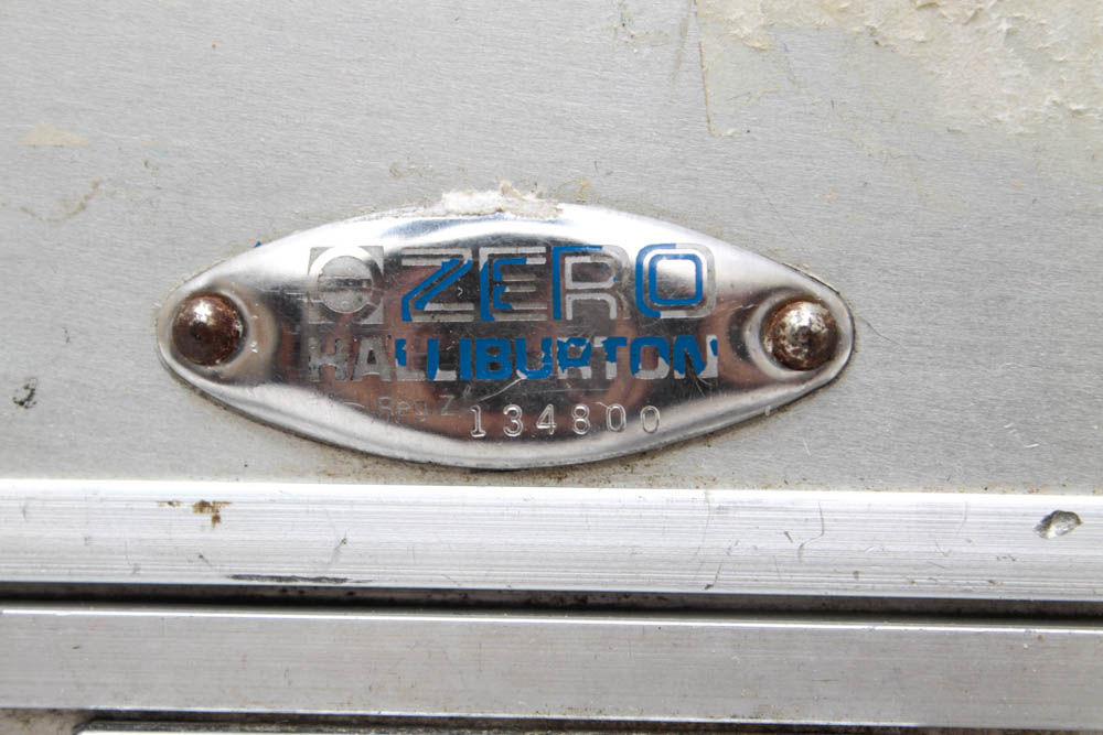 Vintage Zero Halliburton Aluminum Suitcase