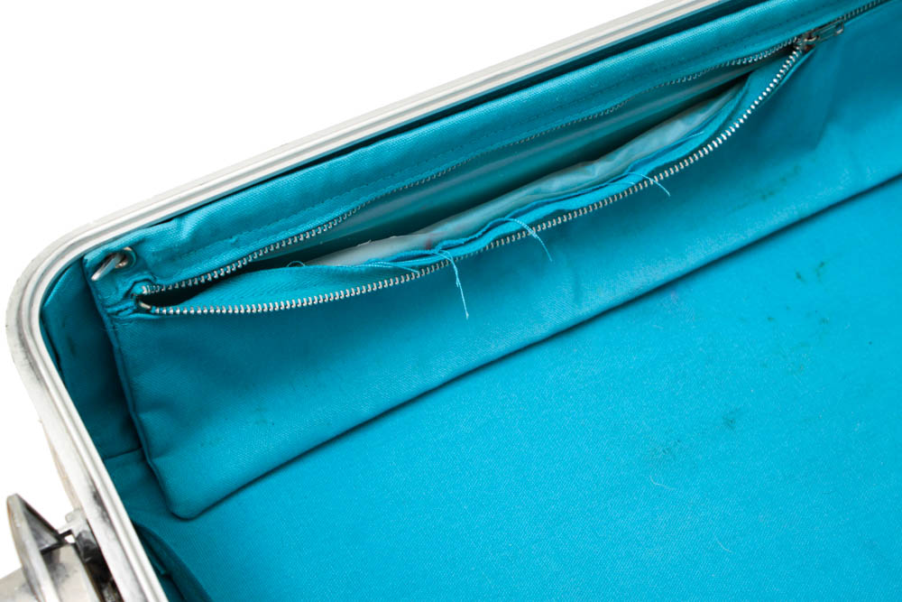 Vintage Zero Halliburton Aluminum Suitcase