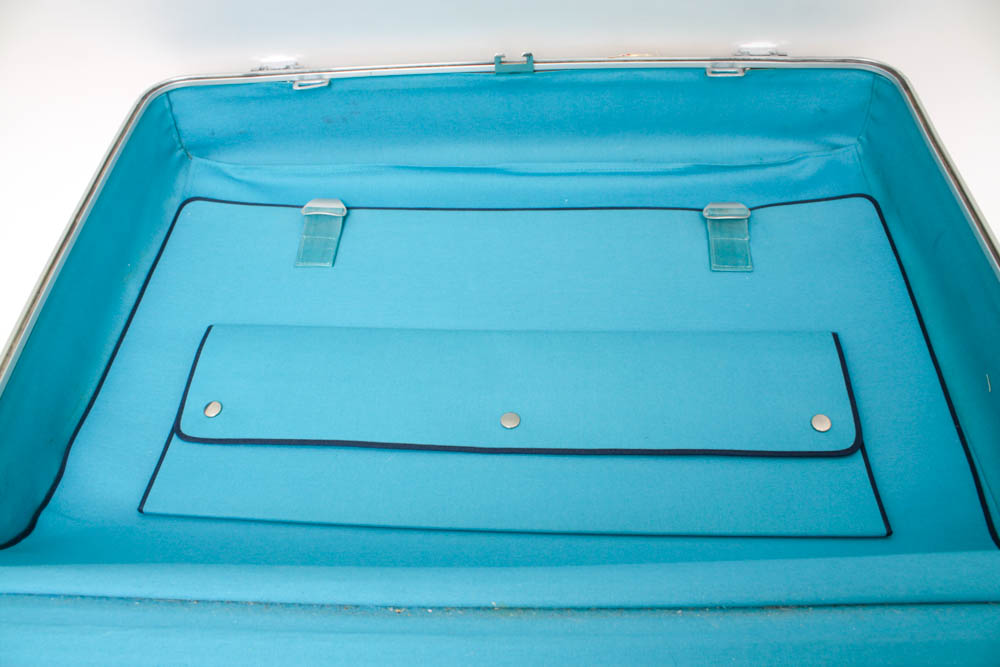 Vintage Zero Halliburton Aluminum Suitcase