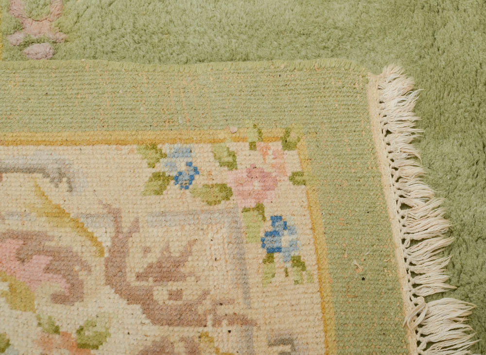 Chinese Hand Loomed Carved Area Rug