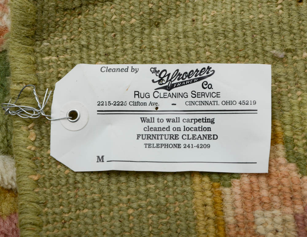 Chinese Hand Loomed Carved Area Rug