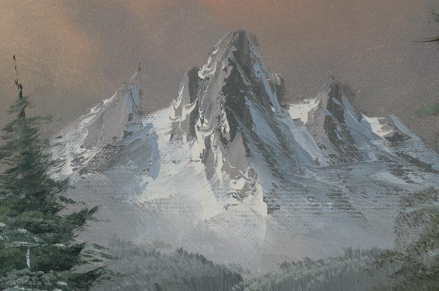 R. Brown Original Oil Landscape on Canvas