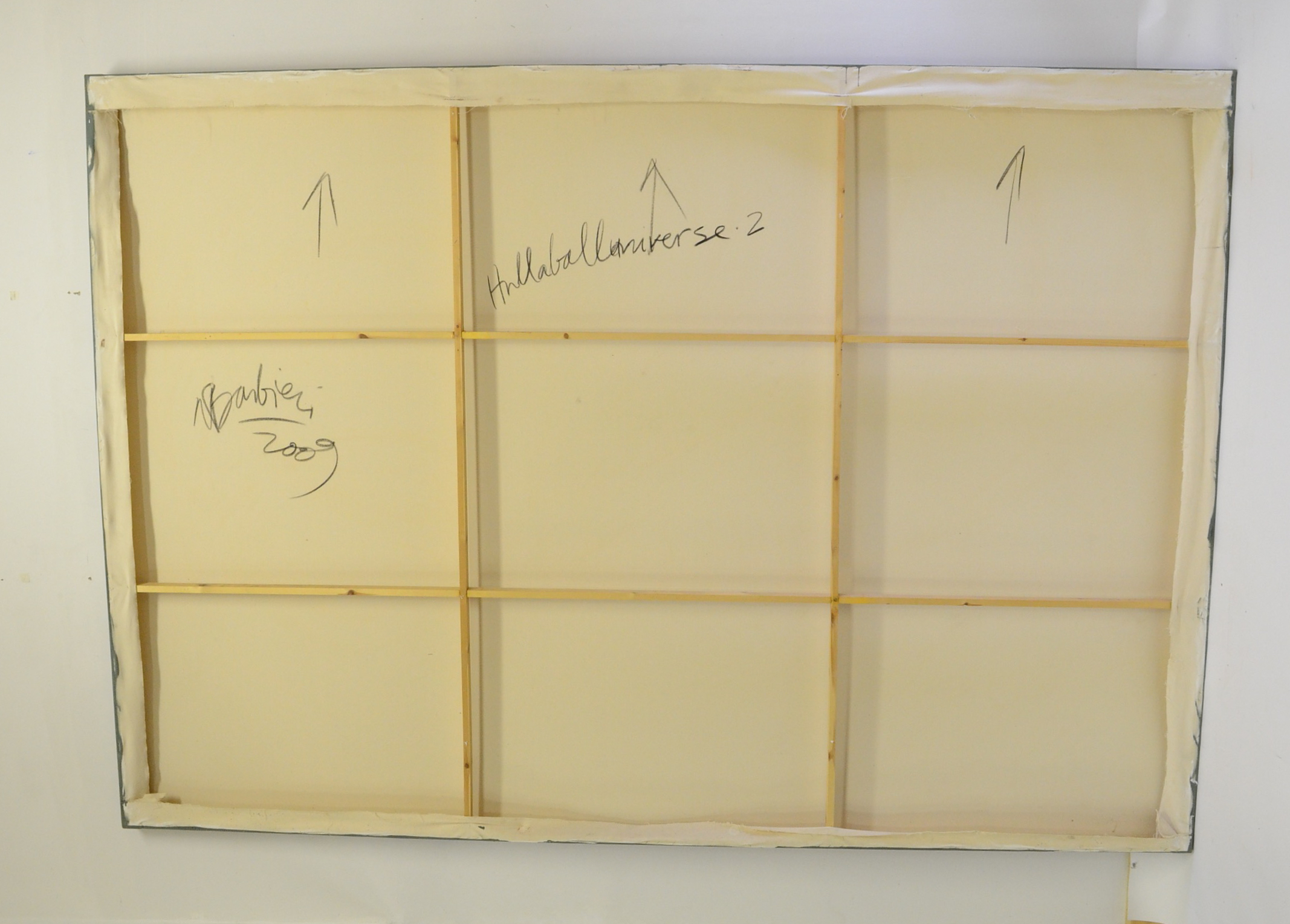 Nicholas Barbieri Mixed Media Painting "Hullaballuniverse 2"