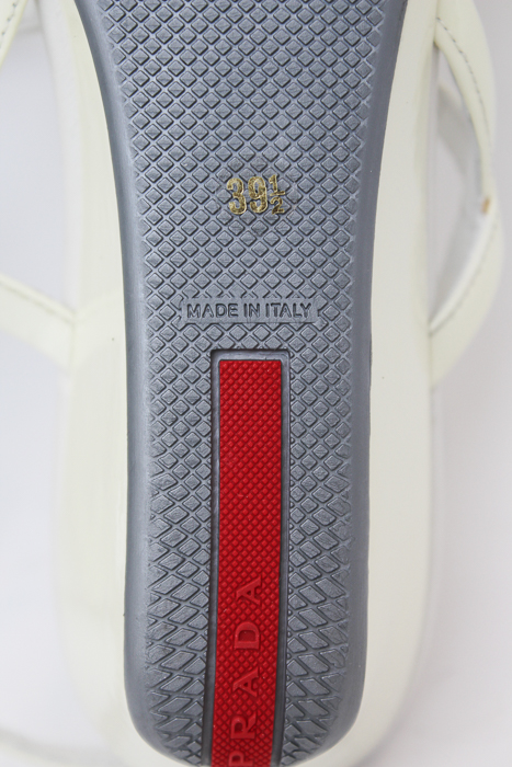 White Prada Sandals