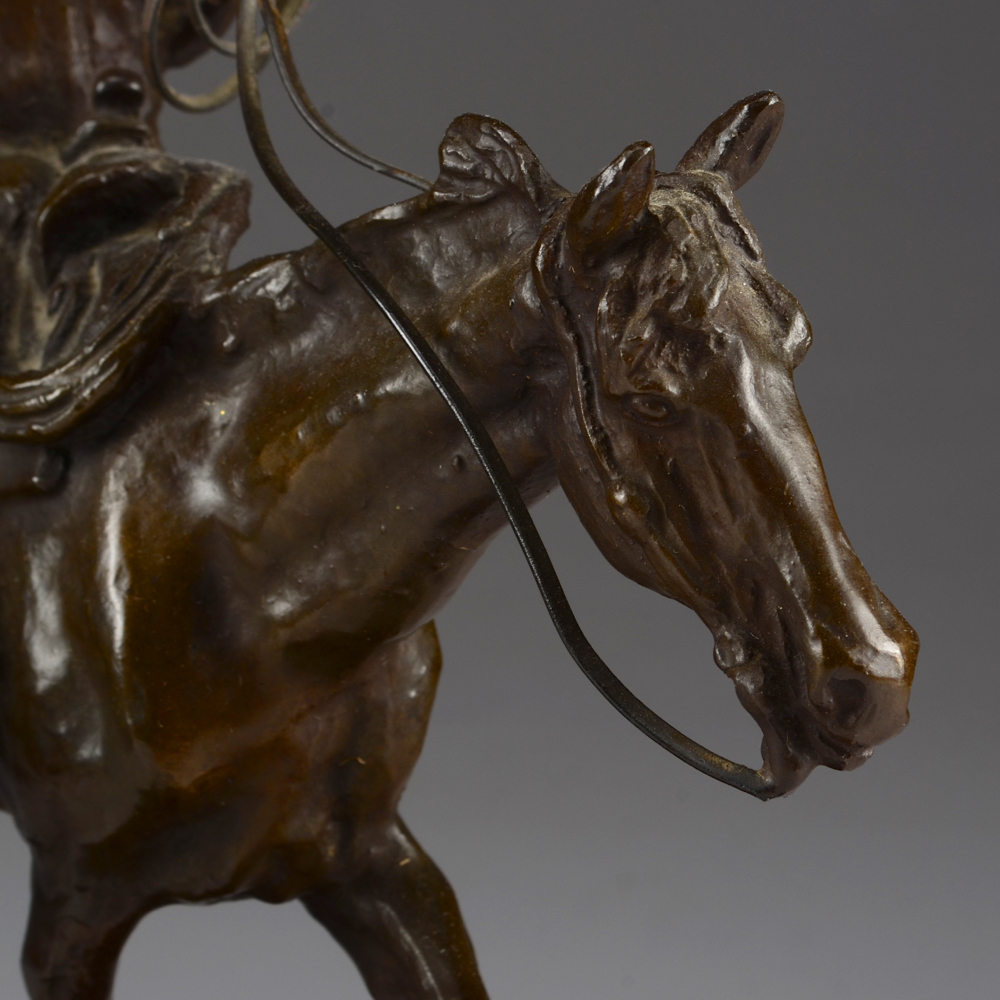 Limited Edition Charles Russell Cast Bronze "Will Rogers" Statuette