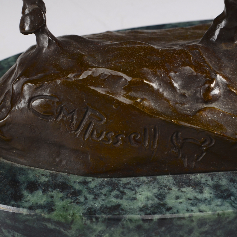 Limited Edition Charles Russell Cast Bronze "Will Rogers" Statuette