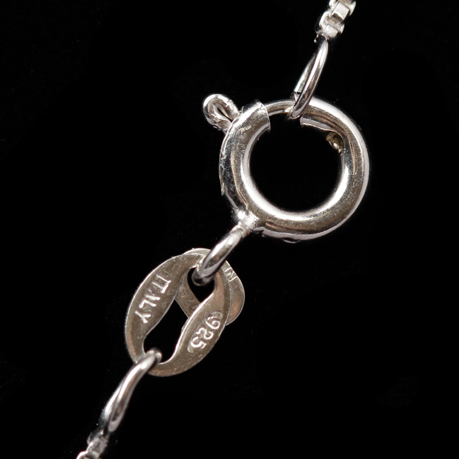 Sterling Silver Dancing Diamond Pendant Necklace