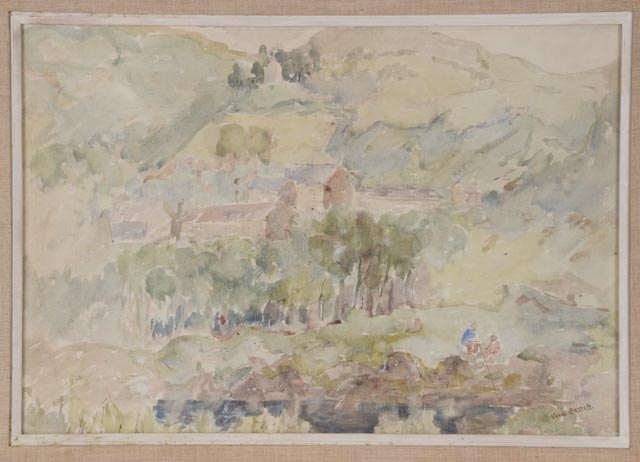 Vera Bassett Original Watercolor Landscape