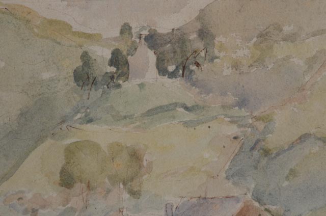 Vera Bassett Original Watercolor Landscape