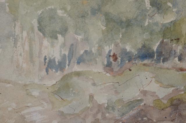 Vera Bassett Original Watercolor Landscape