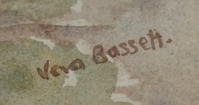 Vera Bassett Original Watercolor Landscape